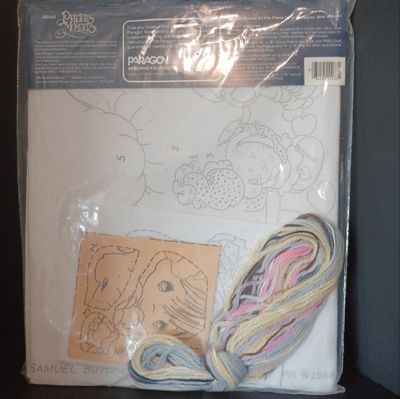 Precious Moments Stitchery Picture Kit 14"×18" Paragon Needlecraft 1984 - Picture 4 of 6